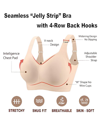 Women's Full Cup Wire-Free Comfort Bra