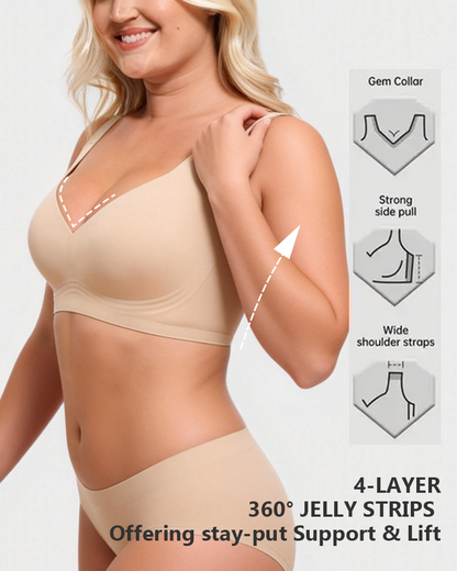 Women's Full Cup Wire-Free Comfort Bra