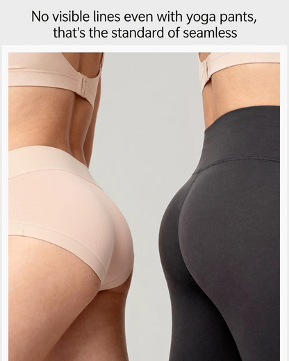 Plus-size pure cotton high-waisted briefs with extended crotch