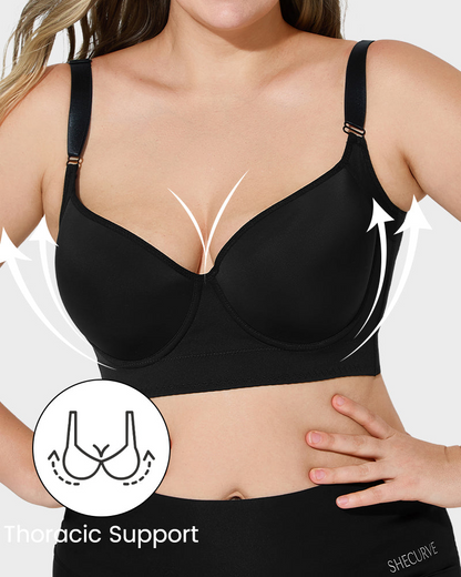 Ultra-Supportive Classic High-Pressure Full-Cup Push-Up Bra