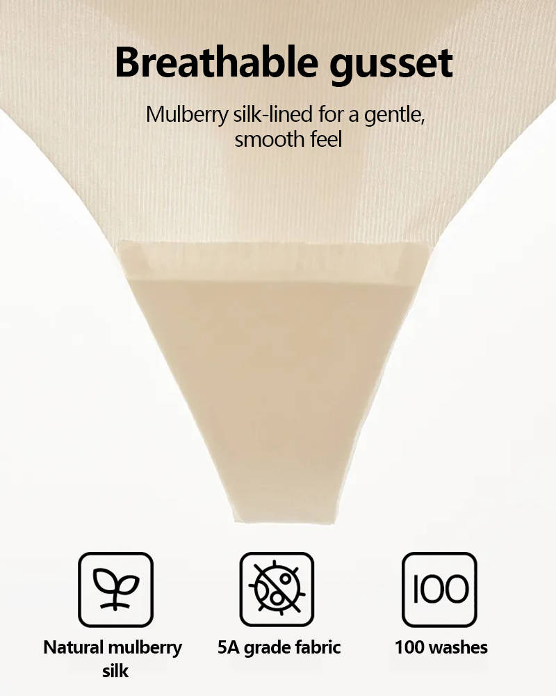 Women's sexy thong seamless invisible panties