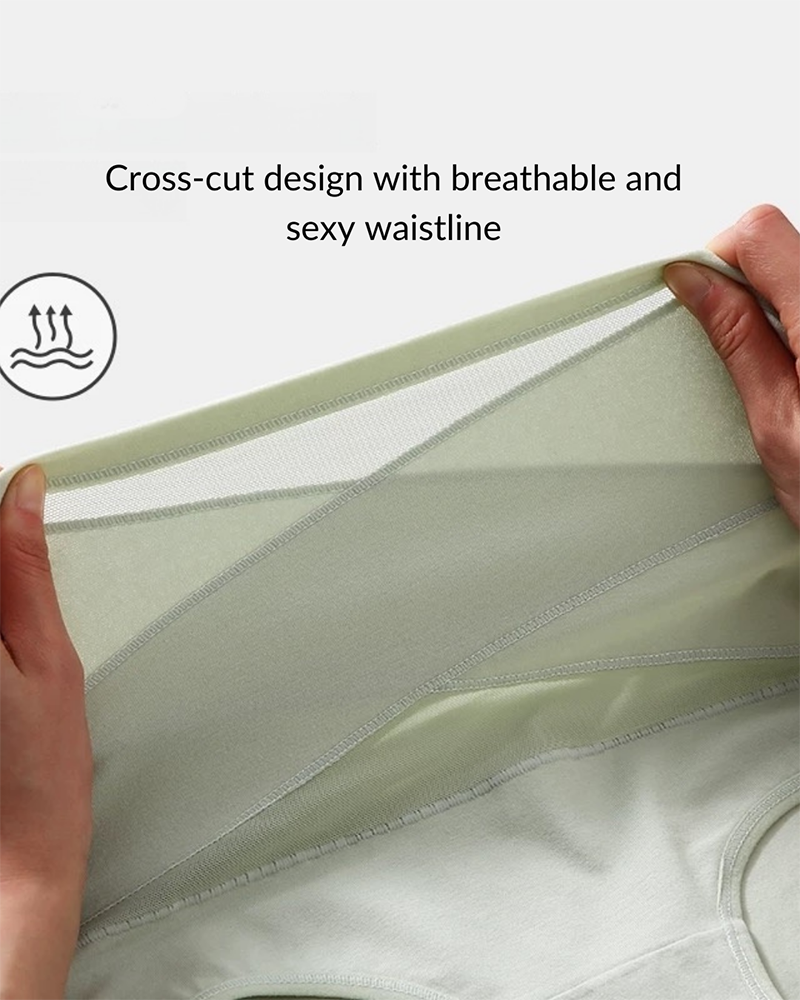 High Waisted Tummy Crossover Seamless Shapewear Pants