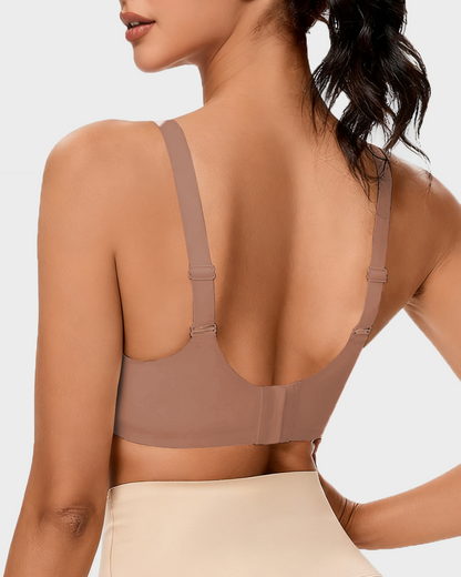 Scalloped Non-Steel Ring Comfort Gathering Bra