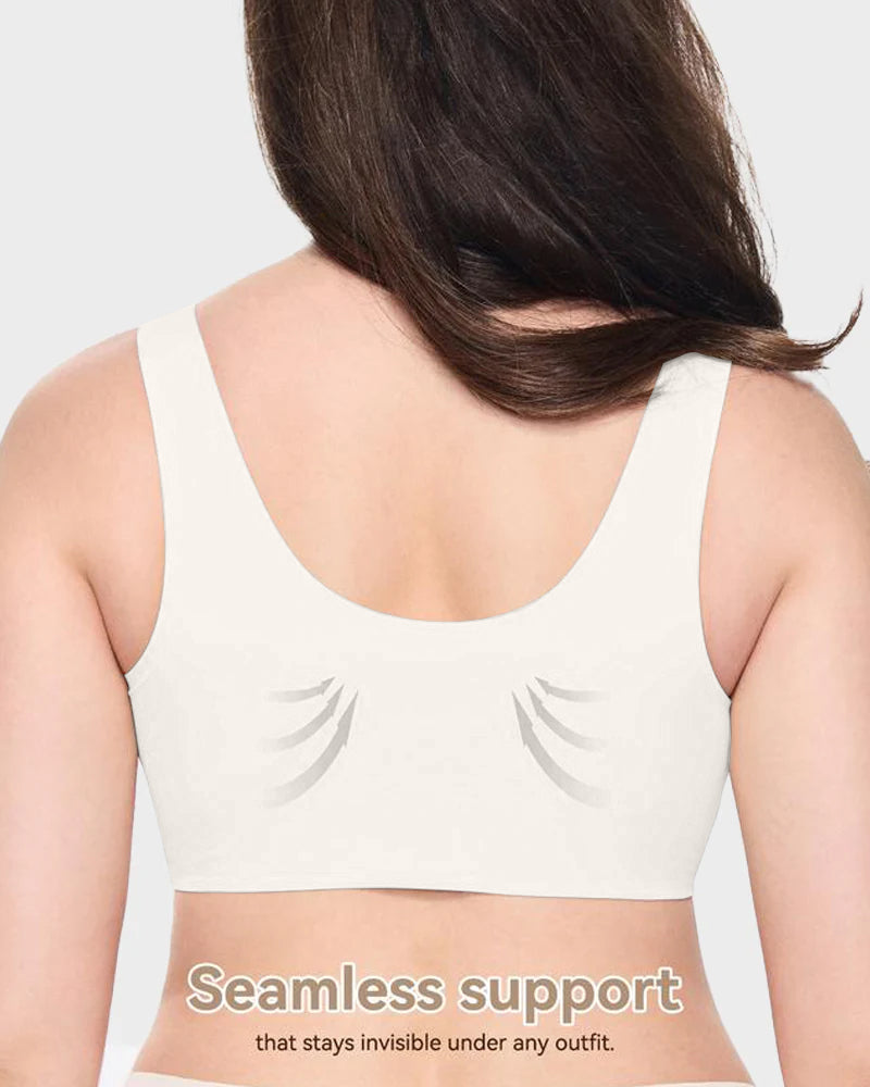 Comfortable Jelly Support Non-Ring Full Cup Bra