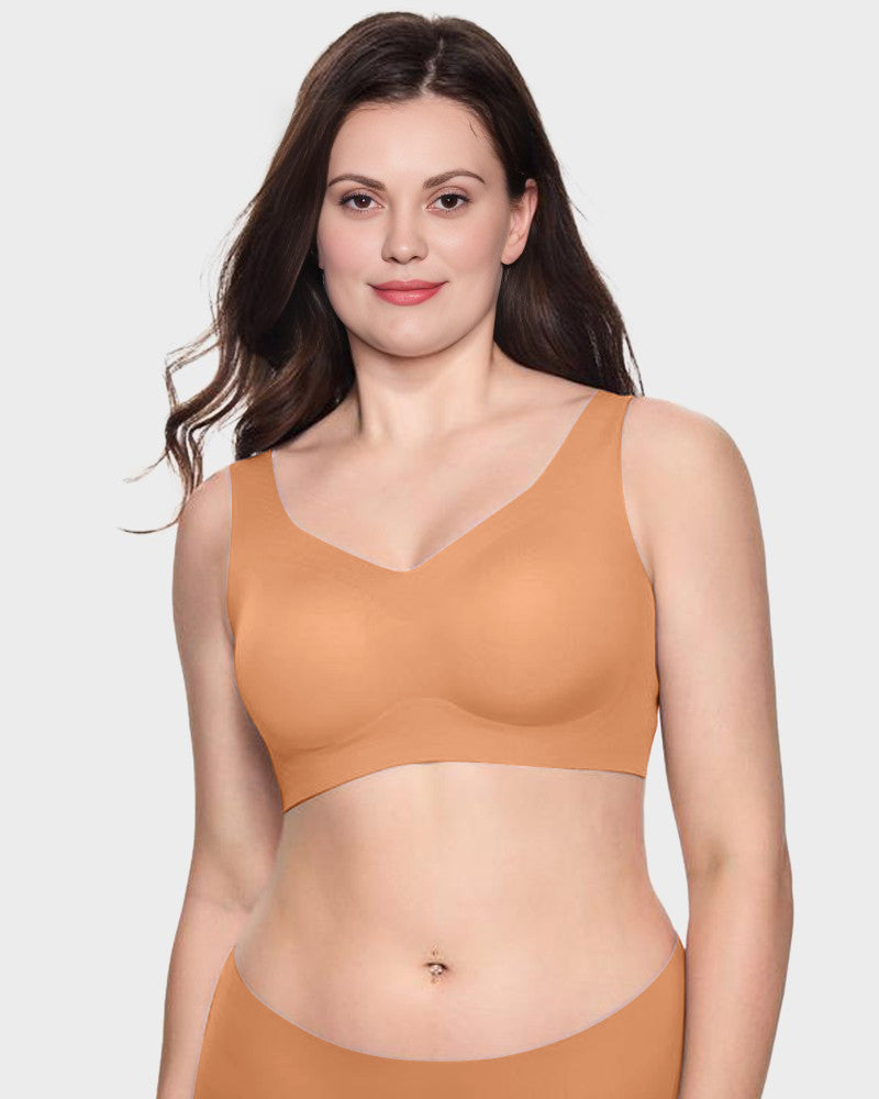 Comfortable Jelly Support Non-Ring Full Cup Bra