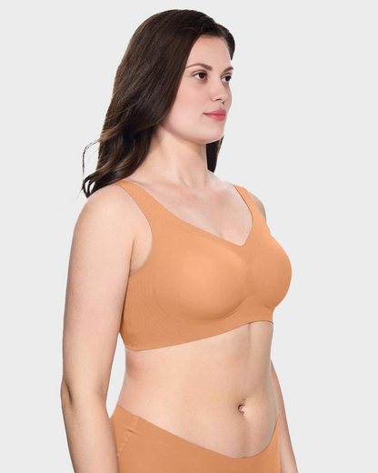 Comfortable Jelly Support Non-Ring Full Cup Bra