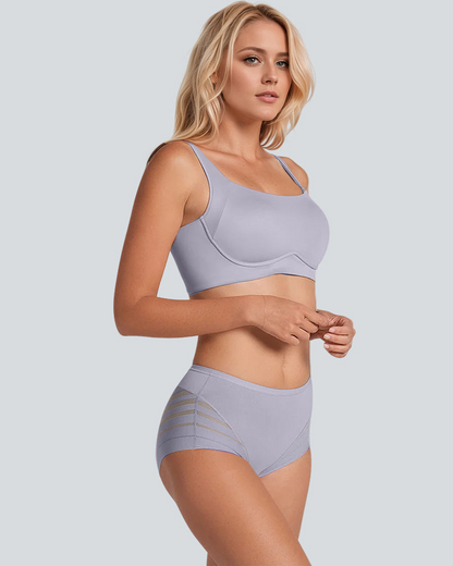 High Elasticity Seamless Tummy Tuck Breathable Midriff Panties