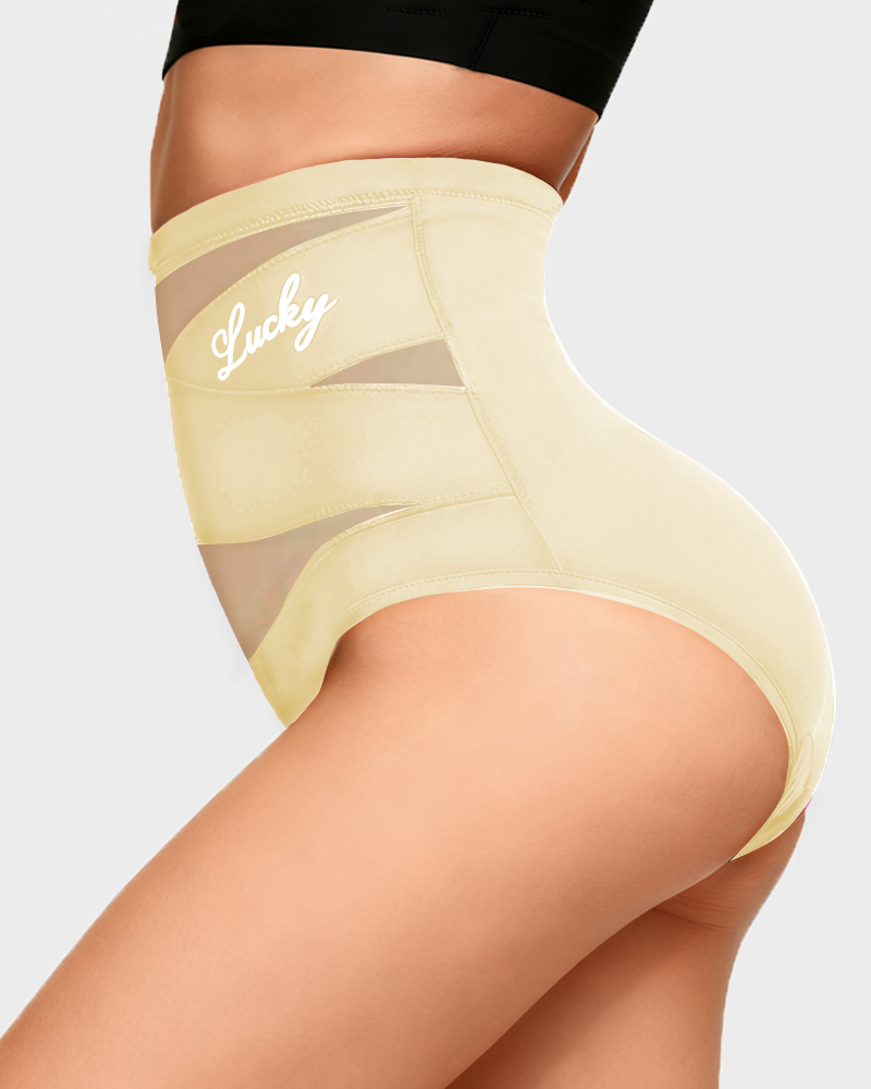 High Waisted Tummy Crossover Seamless Shapewear Pants