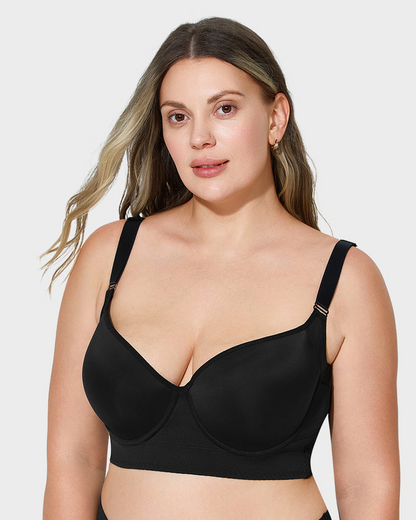 Ultra-Supportive Classic High-Pressure Full-Cup Push-Up Bra