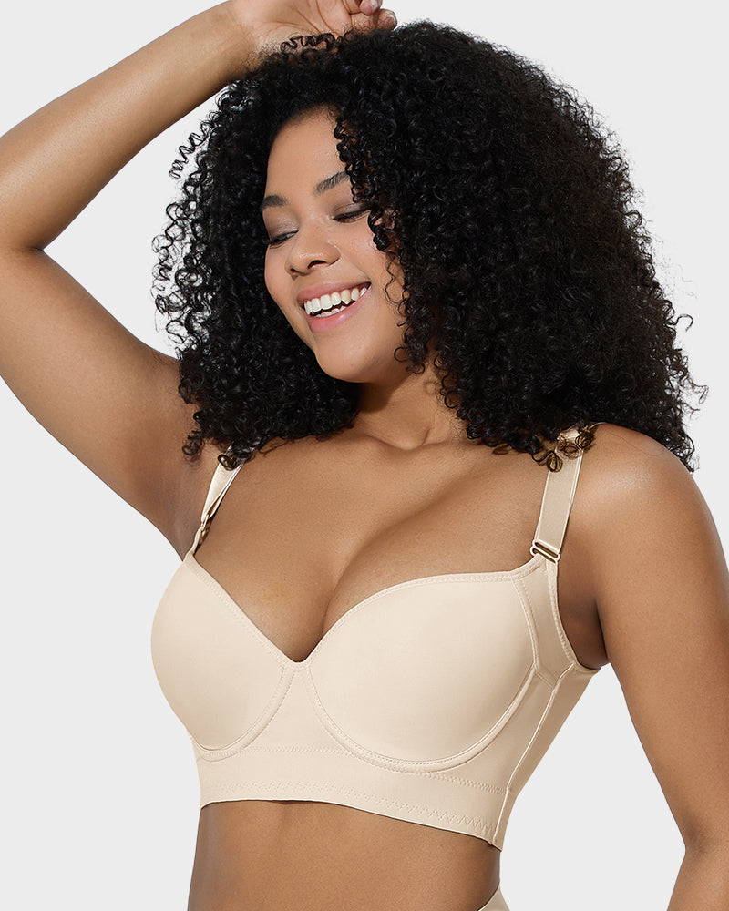 Ultra-Supportive Classic High-Pressure Full-Cup Push-Up Bra