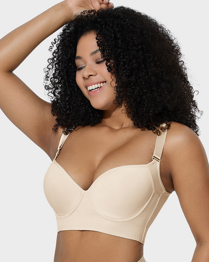 Ultra-Supportive Classic High-Pressure Full-Cup Push-Up Bra