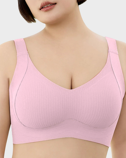 Women's Adjustable Non-Steel Ring Thin Lined Comfort Bra