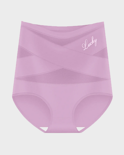 High Waisted Tummy Crossover Seamless Shapewear Pants